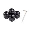 4Pcs 6MM Metal Dome Tone Guitar Volume Tone Knobs Potentiometer Control Knobs