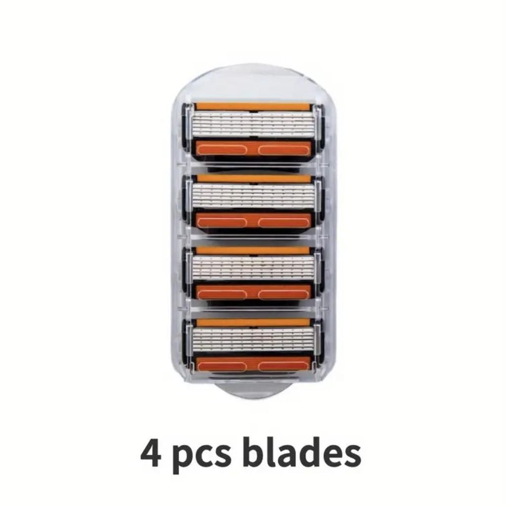 Universal 6-Layer Blade Head for 5-Layer Gillette Men's Manual Razors