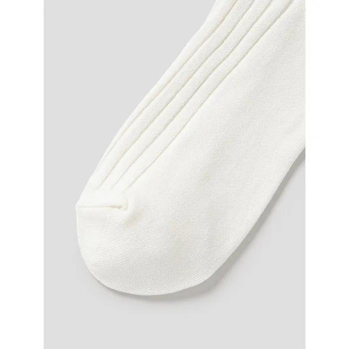 [8 Seconds] Ribbed Loose Long Socks Ivory (3561KTAMP0)