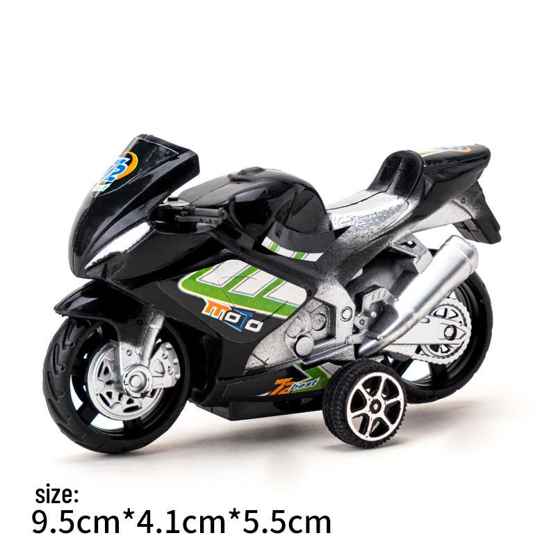Father's Day Motorcycle Cake Topper: Alloy Slide Motorcycle Model Birthday Gift