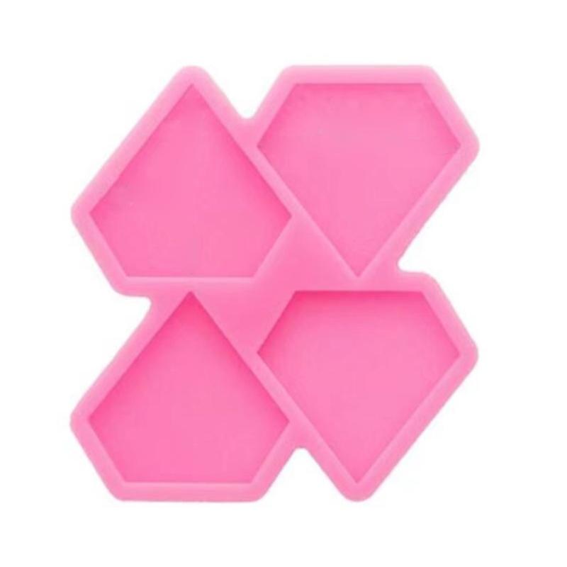 

Phone Grip Resin Mold Round/Heart /Triangle Silicone Badge Reel Mold Jewelry Casting Mold for DIY Resin Keychain Pendant