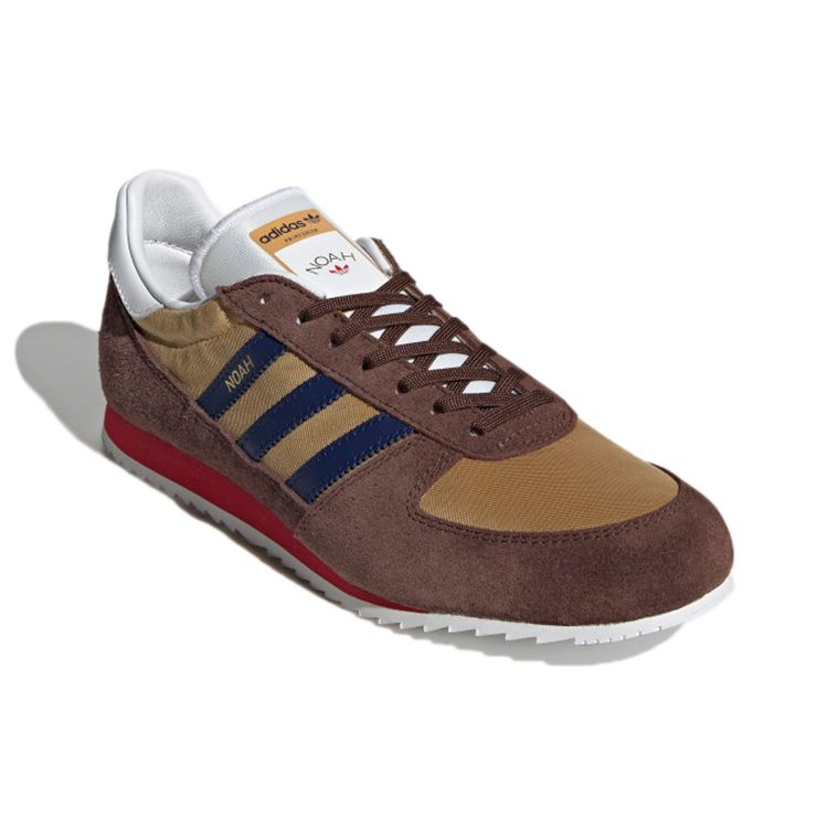 Adidas Noah X Vintage Runner Brown Dark Blue Unisex Sneakers Customized Lush-Red GZ6607