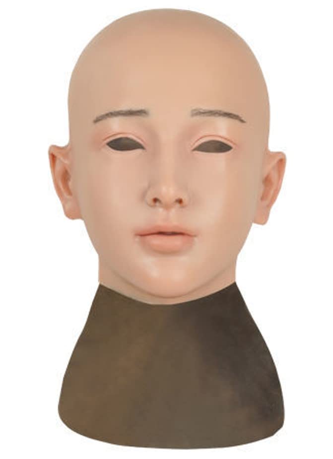 Female Realistic No Artificial Wig Included Color [CFT TIME] Mask, Silicone, Cross-dressing, Mask, Cosplay, Costume, Eyes, (Natural (No Makeup))