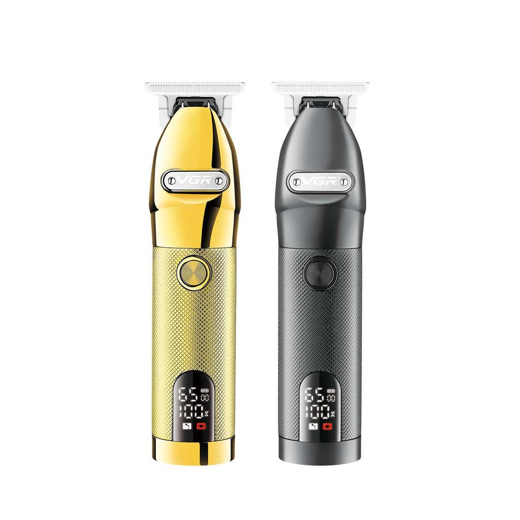 VGR V-275 Electric Hair Clipper Professional Personal Care Barber Hair Trimmer Men Shaver LCD Rechargeable Metal Hair Clippers Home Razor Shaver