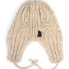 Universal chemistry Twist Wool Beige Earflap Hat
