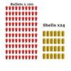 Shell Ejecting Toy Gun Bullets Refill Reusable Ammo Clip Loader For M1911 Glock Sig17 Desert Eagle Airsoft Pistol Shooting Game