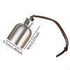 Hip Flask Drinking 1oz Lightweight Portable with Lid Liquor Container Oil Can for Hiking