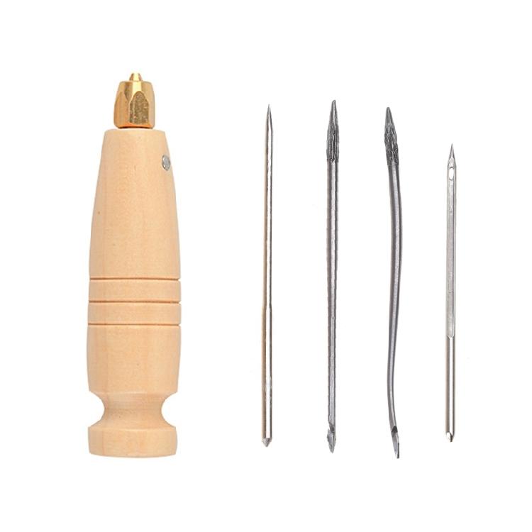 

4 In 1 Awl Tool Sewing Tool Practical Tool Leather Sewing Awl Handle Scratch Awl 1