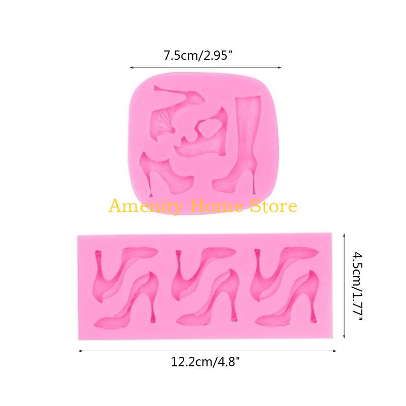 F26C High Heel Shoe Chocolate Mold Valentines Day Chocolate Mold Candy Molds