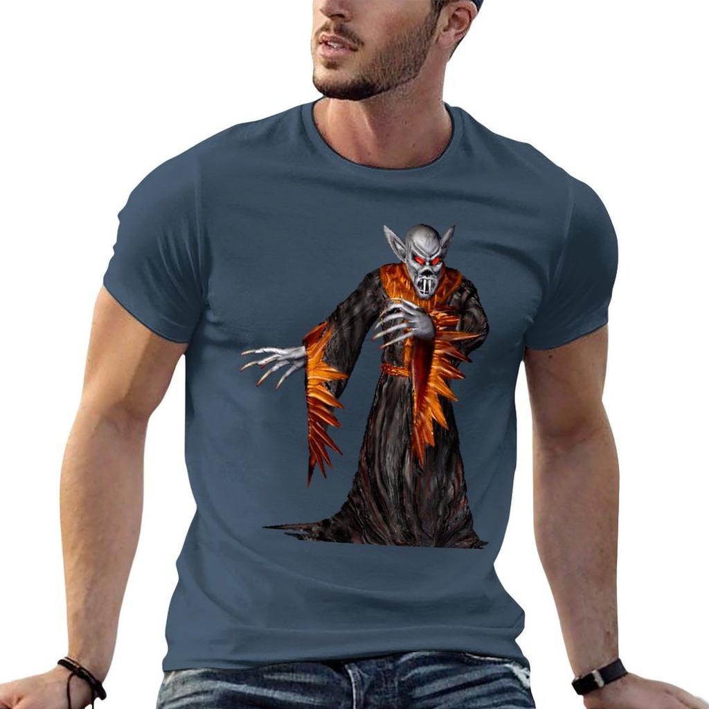 HOMM vampire TShirt All Match Print Short Sleeve Top