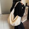 Large capacity foreign style casual trend bag women's new fashion shoulder bag niche design messenger tote bag