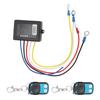 Kabelloses Seilwinden-Fernbedienungs-Set, 434 MHz, DC 12 V, 24 V, 50 Fuß Reichweite, universell passend für LKW, ATV, SUV