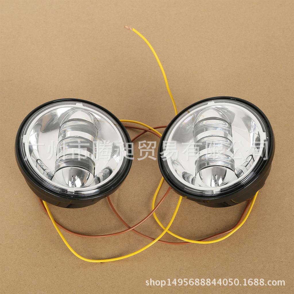 4.5" Super Bright Harley LED Motorcycle Fog & Auxiliary Spotlight Headlight