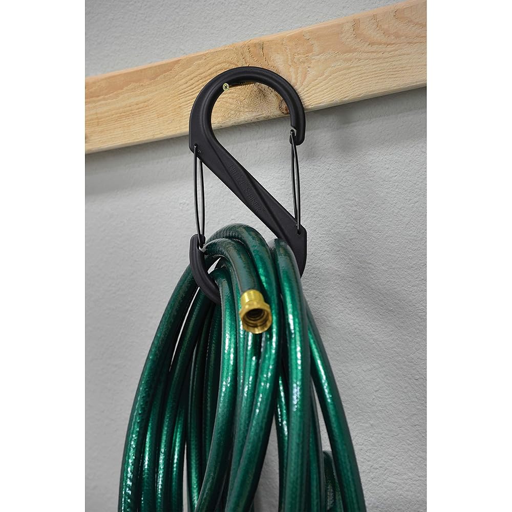 Nite Ize Big S-Biner #10 Black Durable Multi-Use Carabiner Clip 5.5 in Long