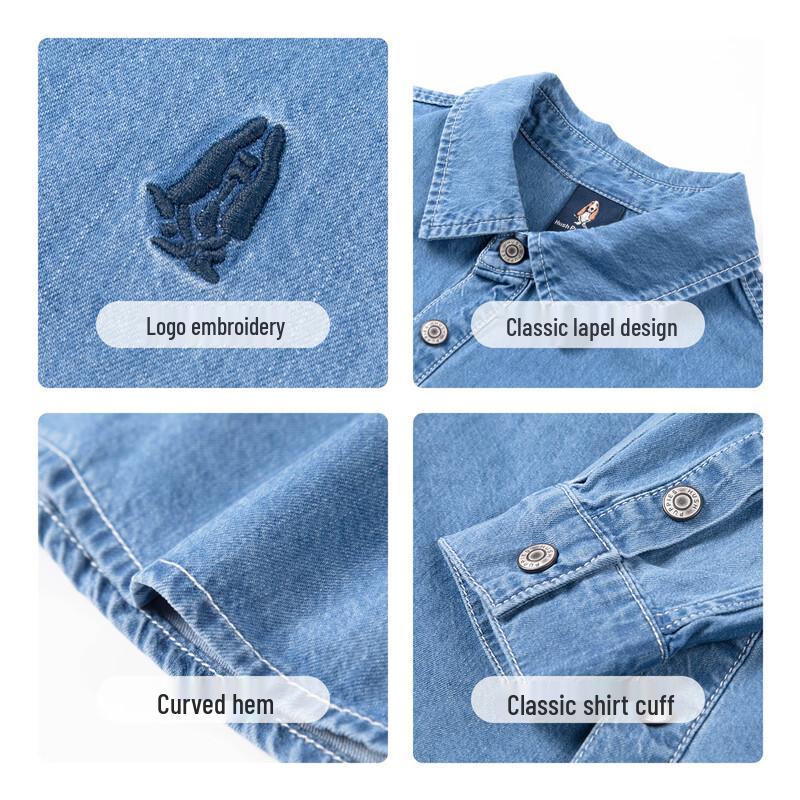 Hush Puppies Boy's Denim Shirt Jacket