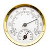 Room Temperature and Hygrometer for and Hot High Precision Waterproof Dial Analog Metal Clock D STONE Thermometer/Hygrometer Sauna, Bath, Springs,