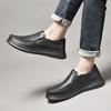 Mocasini versatili pentru bărbați, pantofi sport respirabili pentru bărbați, pantofi casual din piele naturală pentru bărbați, încălțăminte clasică confortabilă slip-on pentru bărbați