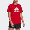 Adidas Heart Arrow Print Vintage American Retro Dopamine Sports Casual Breathable Crew Neck Short Sleeve T-Shirt Women T-Shirt Red GL0877