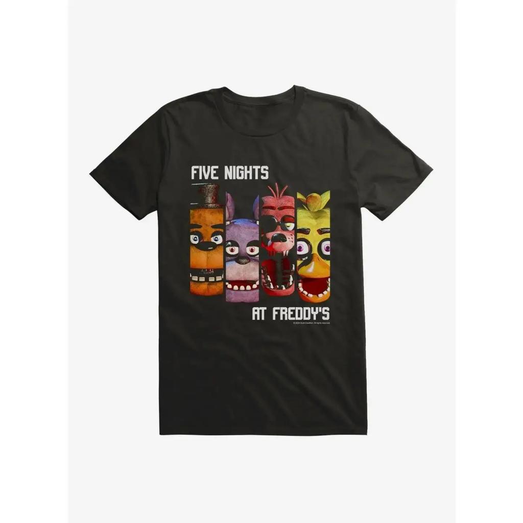 Heta Spel Topp Fem Nätter Hos Freddy Freddy Fazbears Pizzeria T-shirt Vintage Trendig Kortärmad Unisex