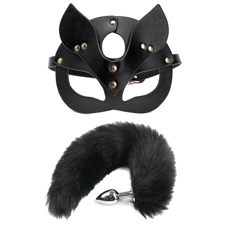 Kits For Bondage Collar Genuine Leather Neck Restraint With LeashErotic Sex Toys For Women Couple Adult Games Sex Product