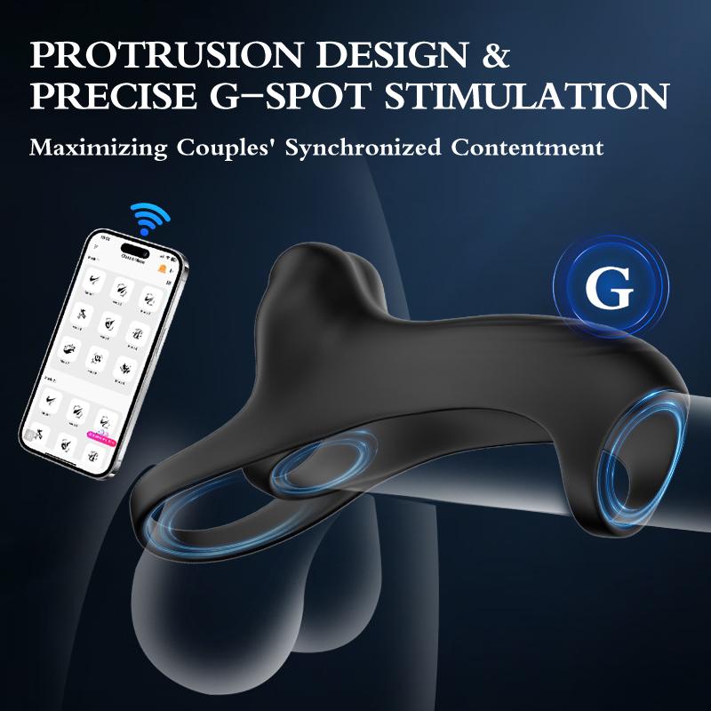 Penis Cock Ring Vibration Enhancing Hardness And Long Lasting of Erection Sexy Adult Toy Vibrator Remote Control 10 Stimulating