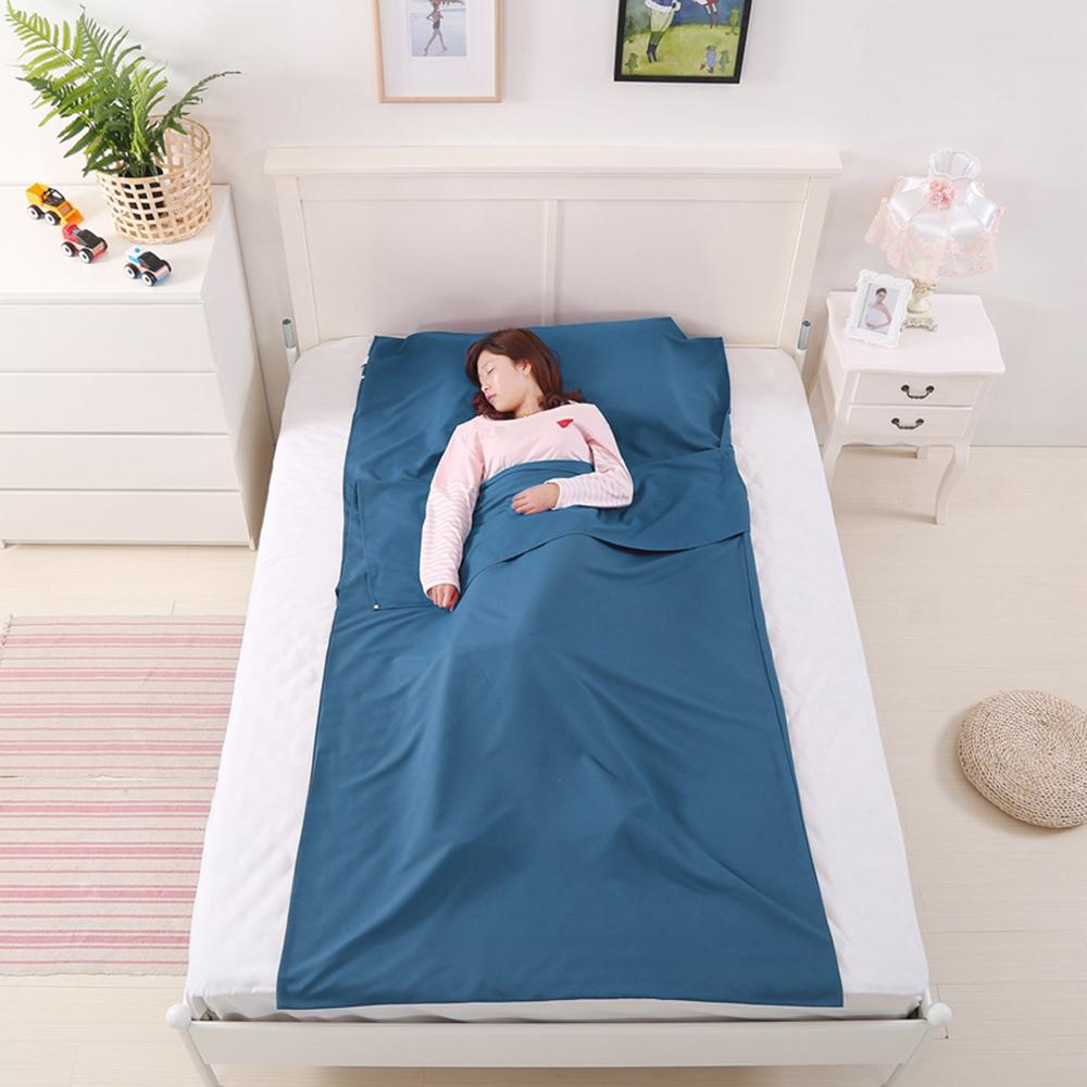 Outdoor Schlafsack-Inlett für Reisen Leichtes Schlafsack-Inlett Schlafsack-Inlett Outdoor Camping Hotel Reisebettwäsche