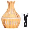Luftbefeuchter mit Holzmaserung ABS Aromatherapie-Luftbefeuchter für Haushalt USB-Aufladung 300ml