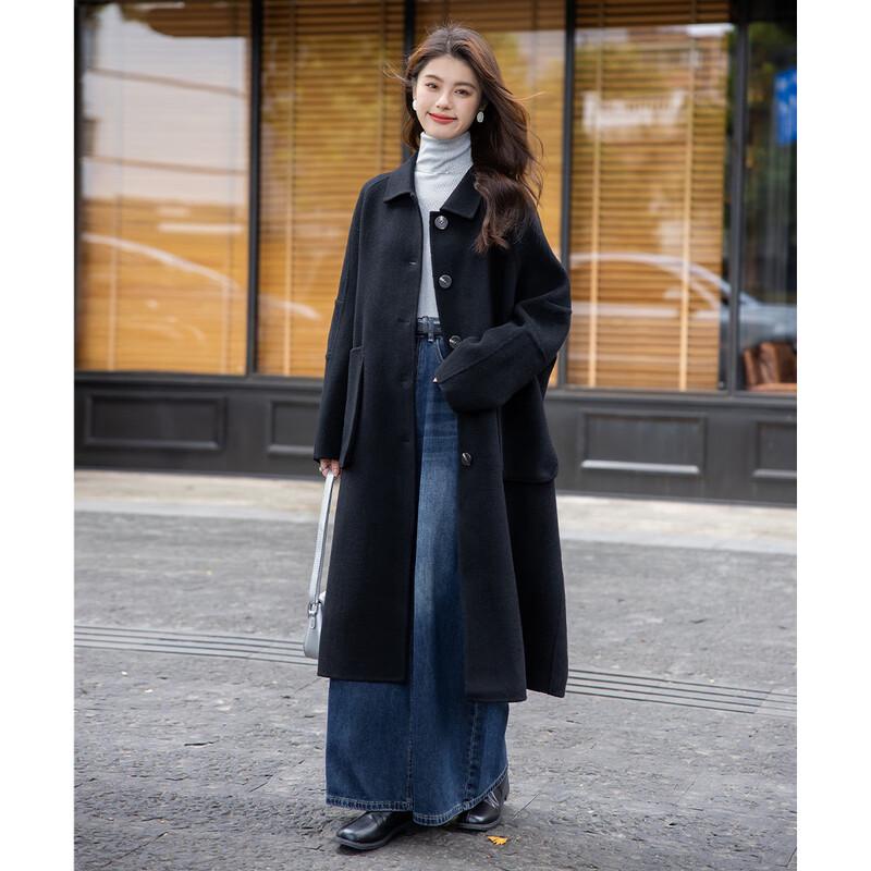 

Mocana Women s Long Sleeve Wool Blend Coat M