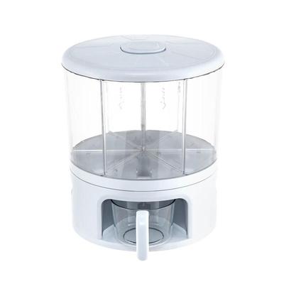 ZISIZ 360-Degree Rotating Rice Dispenser with Grid