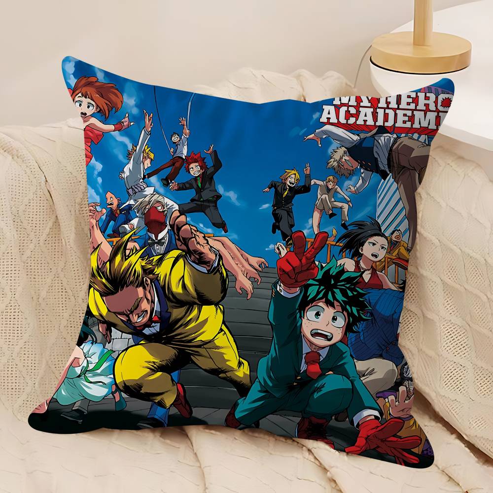 My Hero A-Academia Office Cushion Pillowcase Car Cushion Cover45X45CM Lumbar Pillowcase Sofa Pillowcover