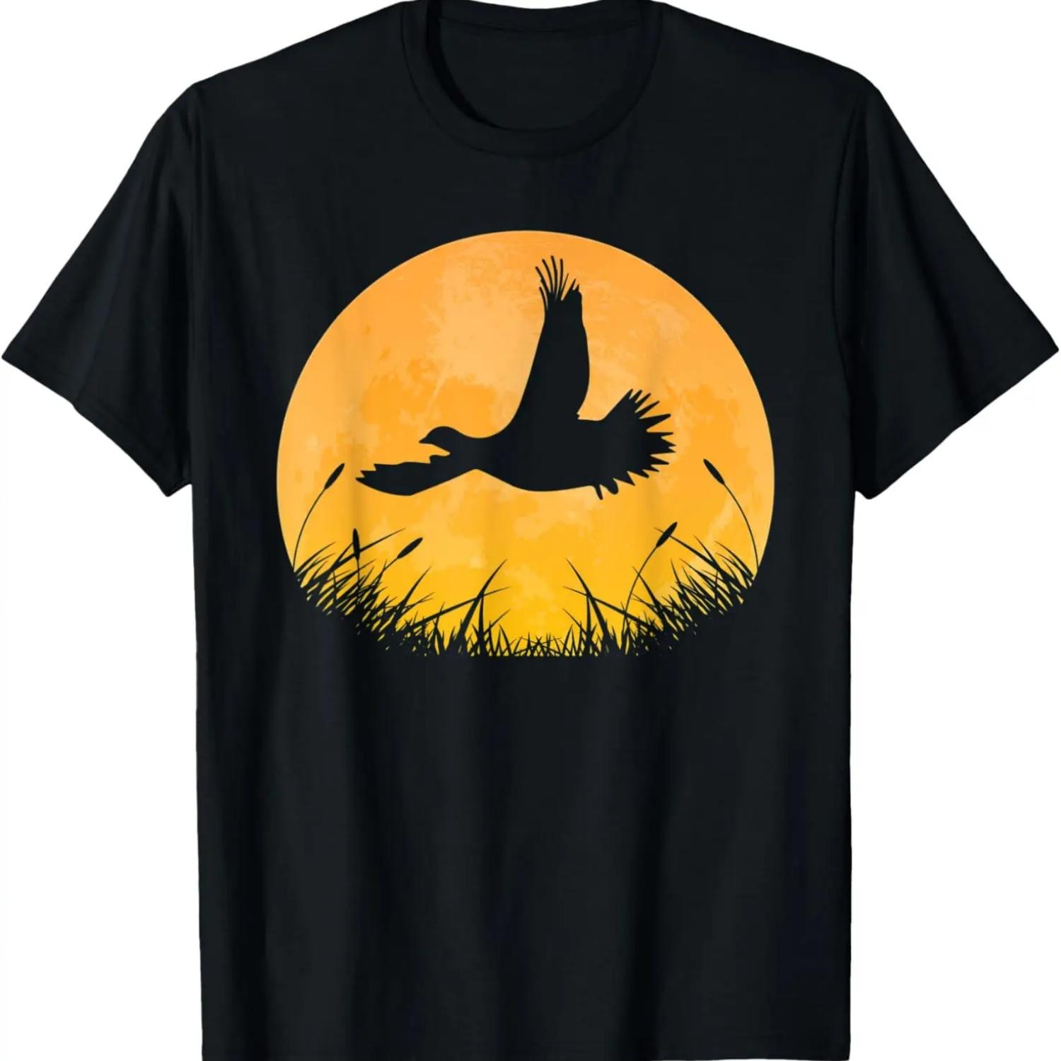 Partridge Easy Halloween Outfit Bird Quail Moon Costume Gift T-Shirt S чёрный