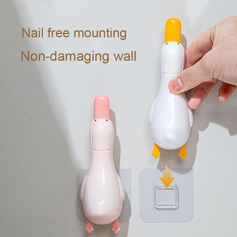 1Pc hair and debris cleaner for drain, cartoon yellow duck shape, cleaning hair in kitchen sink and bathroom