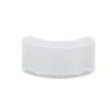 Eyelash Comb Curved Design Separate Cover Stainless Steel Material Black Straight Handle Lash Separator for Beauty Care