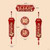 Chinese Spring Couplet Hanging Pendant Window Decor Art Crafts Photo Props Year Couplets for