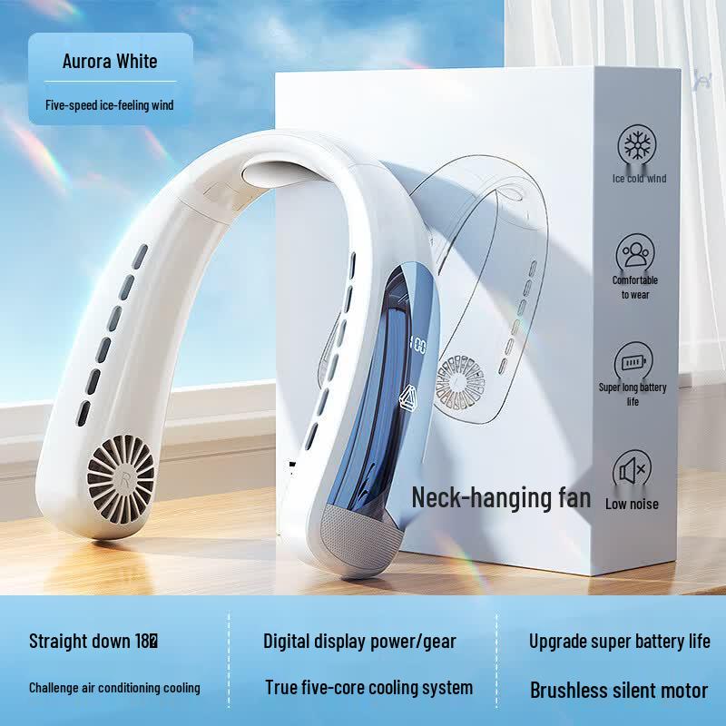 Junshi 17 AQ Bladeless Rechargeable Neck Fan Neck Fan