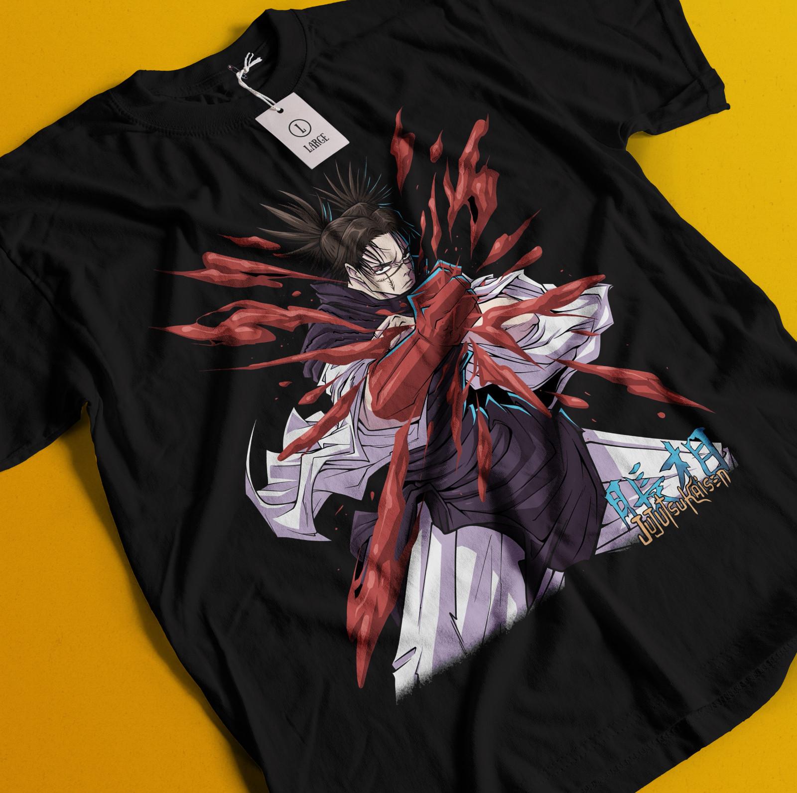 Футболка Чосо Мужская Женская Футболки Топ Рубашка Сукуны Футболка Jujutsu Kaisen Футболка Тодзи Футболка Годжо Сатору Нанами JJK S