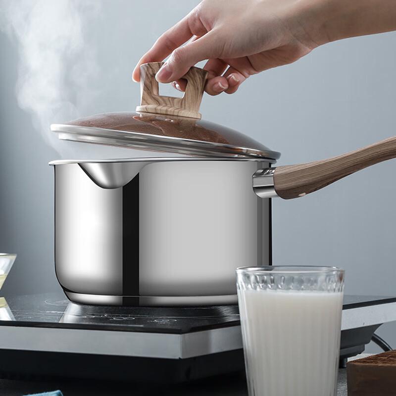 

Zhi Shi 18cm 304 Stainless Steel Milk Pot