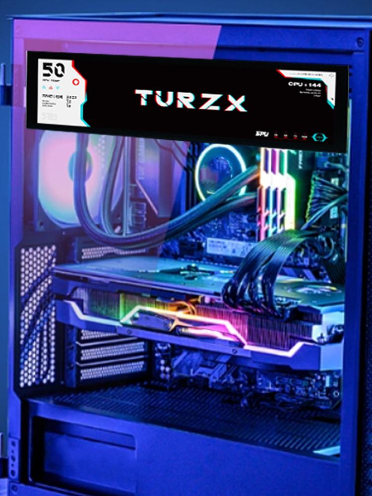 8.8 Inch IPS Type-C Secondary Screen Case CPU GPU RAM Computer Monitor AIDA6 Free Smart USB Chassis Display 1920*480 for PC Case