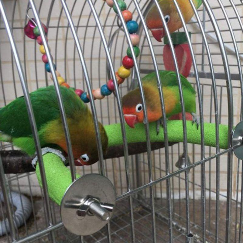 Bird Stand Perch Standing Bar U Shaped Scrub Station Cage Accessories top sale
