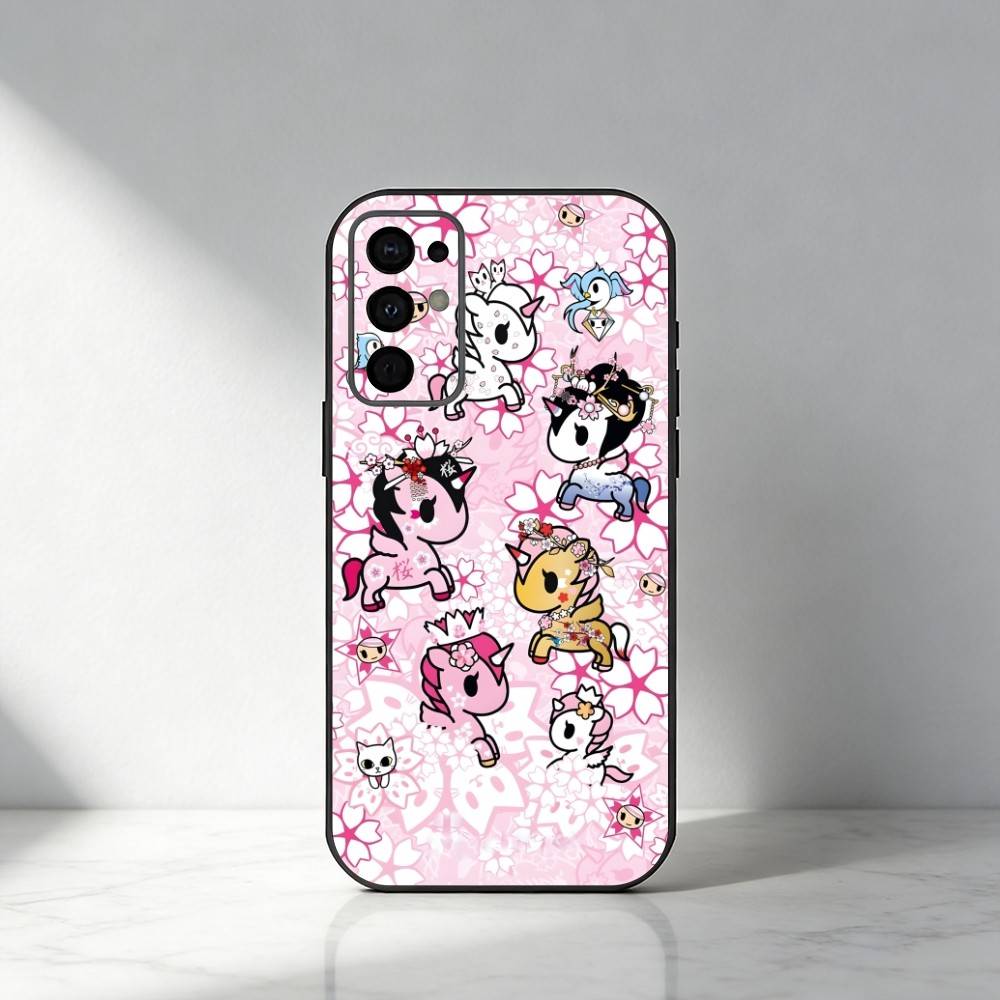 Japanese Pop T-Tokidoki-i Culture Phone Case For Samsung S25,S24,S21,S22,S23,S30,Ultra,S20,Plus,Fe,Note,5G Black Cover