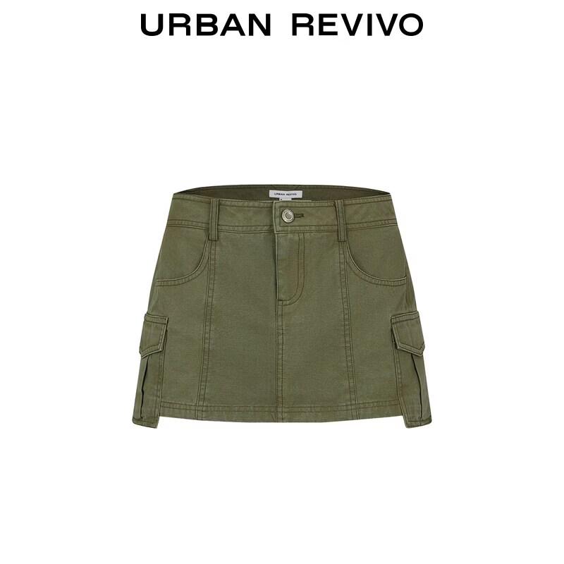 UR 2026 Spring Women's Utility Pocket Mini Skirt