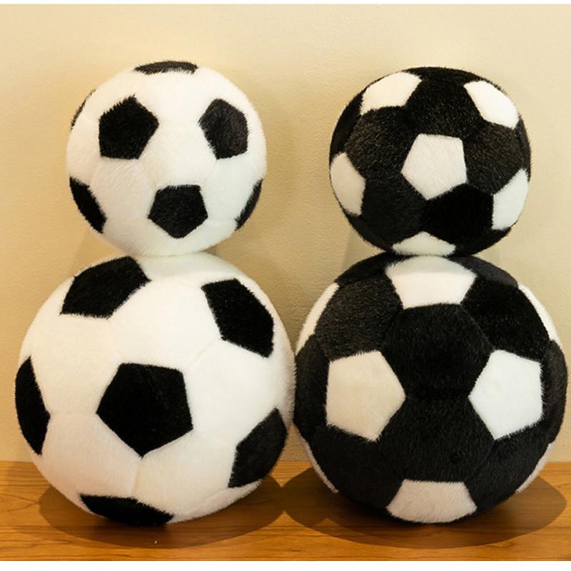 Adorable Plush Soccer Toy For Kids In Soft White Black And Pink Colors Perfect For Gifts