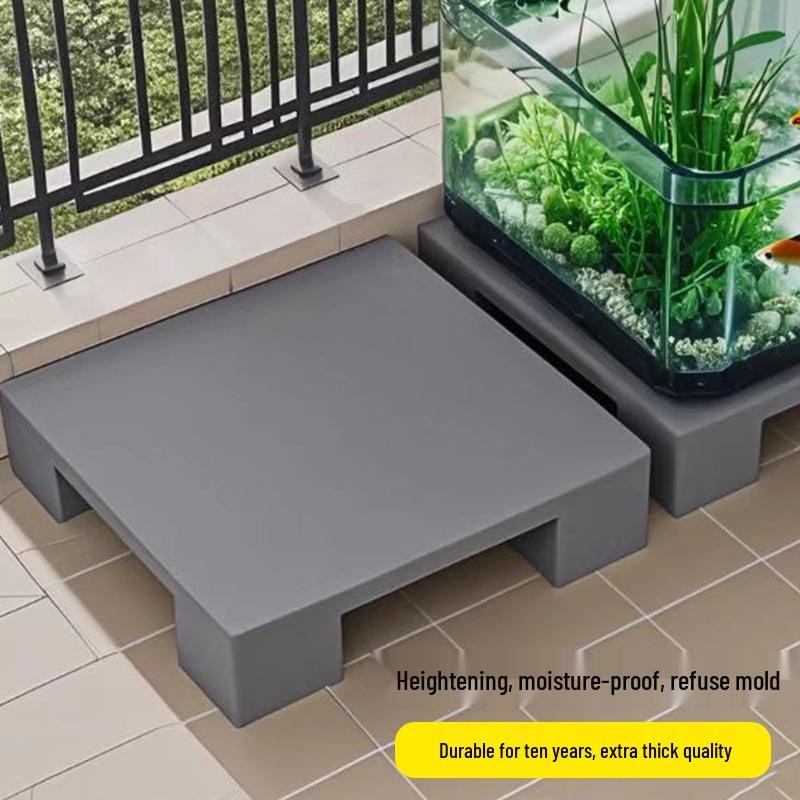 Moisture-Proof Raised Plastic Pallet Tray with 4, 6, or 9 Legs for Warehouse and Supermarket Flooring