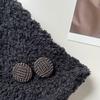 DIY Shirt Buttons Black Gold Clothing Buttons Handmade Woven Metal Buttons  Clothing Accessories