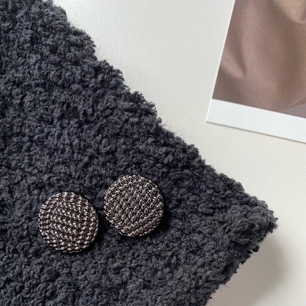 DIY Shirt Buttons Black Gold Clothing Buttons Handmade Woven Metal Buttons  Clothing Accessories
