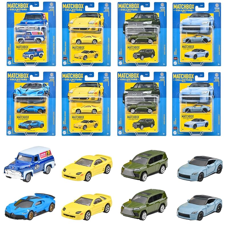 

Matchbox Collectors Assorted [8 mini cars included] BOX sales] [3 years old~] 986V-GBJ48