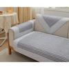 Cotton Sofa Cushion for All Seasons, Fabric Non-slip Solid Wood Seat Cushion, Simple Modern Leather Sofa Cover, Backrest Towel