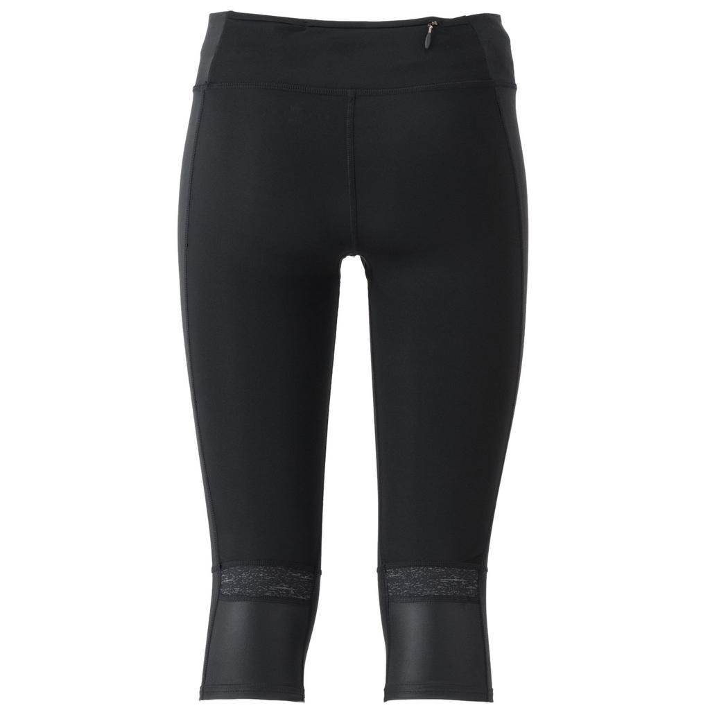 Adidas Running Wear Snova Reflective Length Tights KAW23 AA5557 Black 3/4 [Women's] J/M