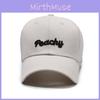 Trendy Baseball Cap With Embroidered Letters Perfect For Spring And Autumn Wear
