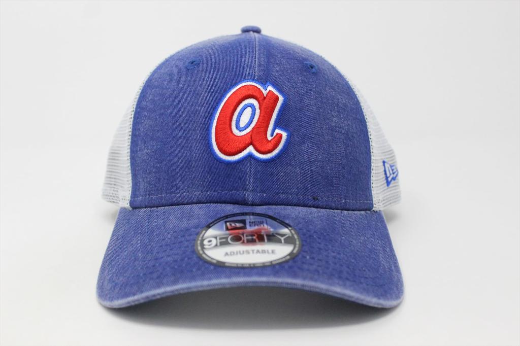 Boné Trucker Mesh Atlanta Braves MLB New Era, 9FORTY, Cooperstown,